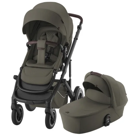 Комплект 3в1 Britax Roemer коляска SMILE 5Z LUX,Urban Olive + автокресло BABY-SAFE PRO Space Black
