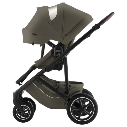 Комплект 3в1 Britax Roemer коляска SMILE 5Z LUX,Urban Olive + автокресло BABY-SAFE PRO Space Black
