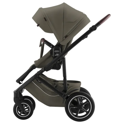Комплект 3в1 Britax Roemer коляска SMILE 5Z LUX,Urban Olive + автокресло BABY-SAFE PRO Space Black