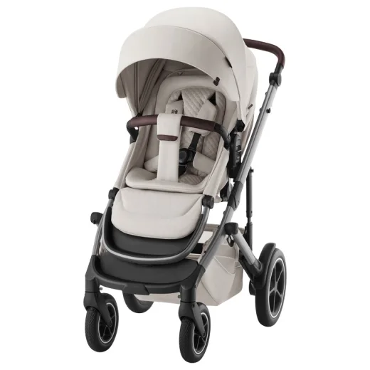 Комплект 3в1 Britax Roemer коляска SMILE 5Z LUX|Soft Taupe + автокресло BABY-SAFE PRO Space Black