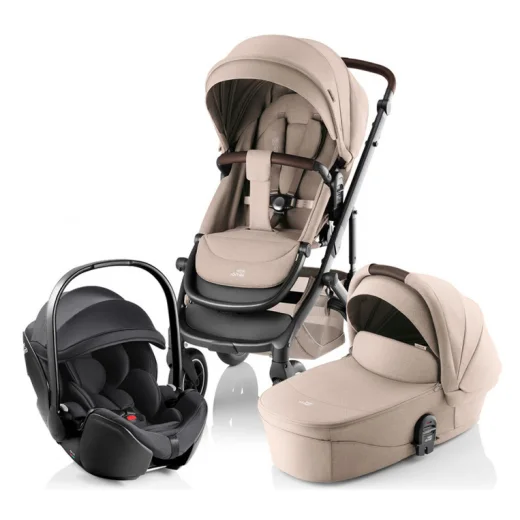 Комплект 3в1 Britax Roemer коляска SMILE 5Z, STYLE + автокресло BABY-SAFE PRO Deep Black