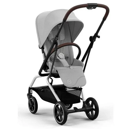 Коляска прогулочная Cybex Eezy S Twist+ 2 SLV с дождевиком и бампером