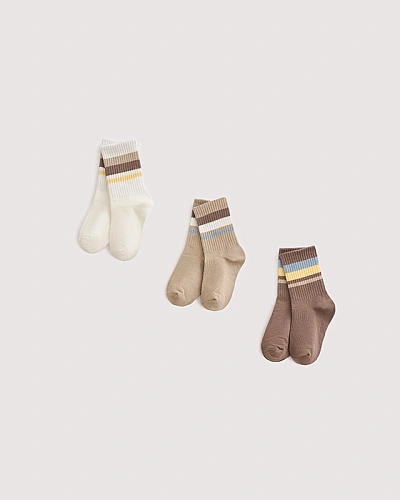 Носки детские Loomknits набор 3 пары Микс