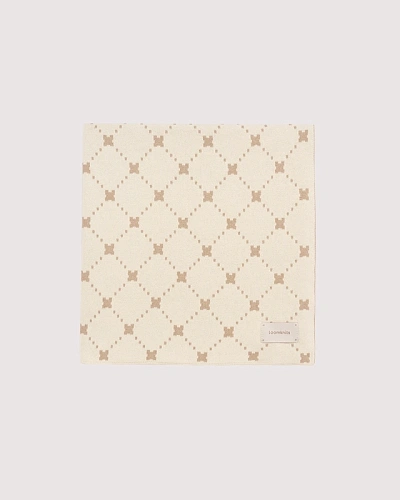 Плед детский Loomknits бежевый ромбик LW24