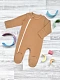 Комбинезон Mjolk Sleep and Play Camel, швы наружу