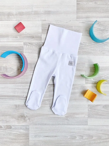 Ползунки Mjolk на широком поясе (White)