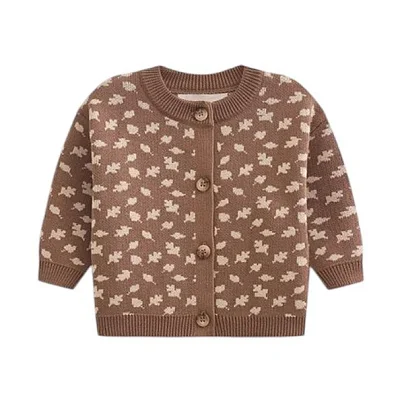 Кардиган детский Loomknits Листочки LW5302