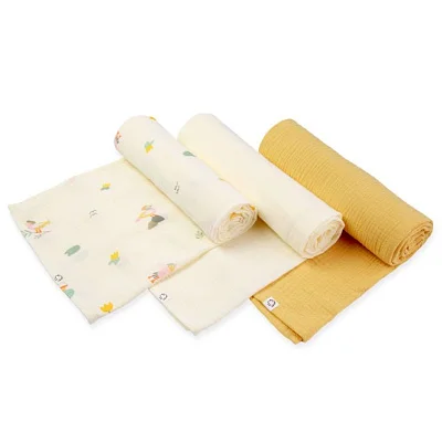 Пеленки муслиновые BUBA Kids 3 шт. 75х75