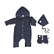 Комплект 3в1 Mimibaby с капюшоном, хлопок