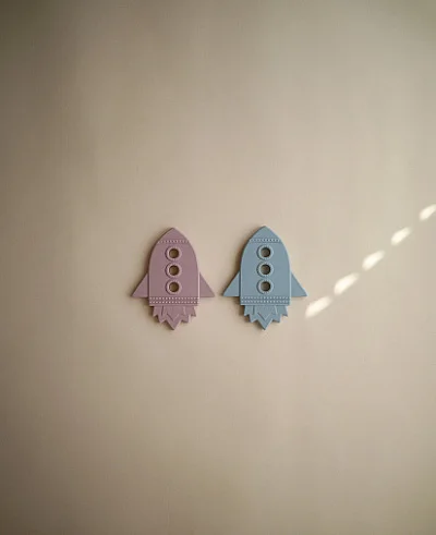 Прорезыватель силиконовый BIBS Rocket Lilac