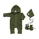 Комплект 3в1 Mimibaby с капюшоном, хлопок