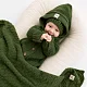 Комплект 3в1 Mimibaby с капюшоном, хлопок