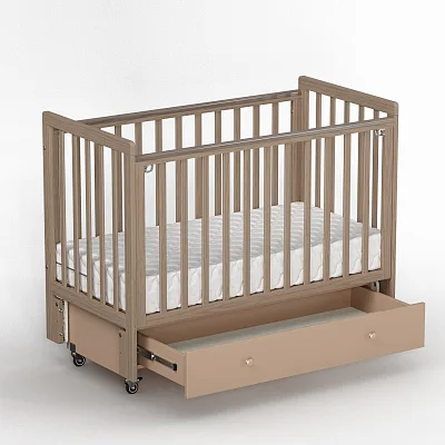 Кроватка Antemi Classic Sleep Premium с маятником и ящиком 120*60