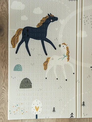 Коврик складной Pollzu двусторонний рифленый 150x180x1 см