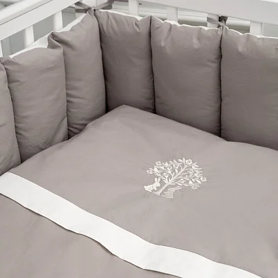 КПБ Lappetti "Organic baby cotton" для прямоугольной кроватки, 6 предметов