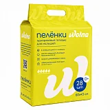 Пеленки одноразовые "Wolna" 45*60см 28 шт/уп