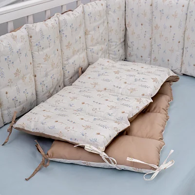 КПБ Lappetti "Летняя история" для прямоугольной кроватки, 6 предметов