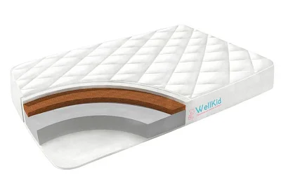 Матрас Wellkid "Львёнок" 11 см Трикотаж 120*60