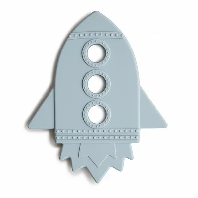 Прорезыватель силиконовый BIBS Rocket Cloud