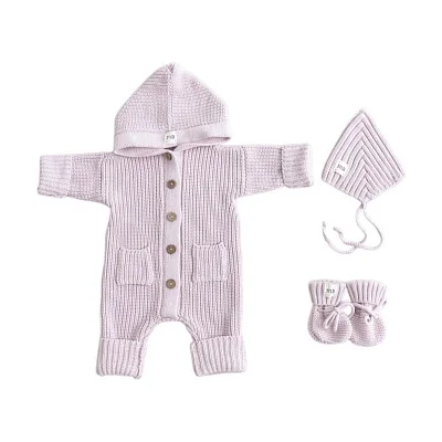 Комплект 3в1 Mimibaby с капюшоном, хлопок