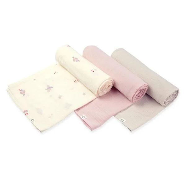 Пеленки муслиновые BUBA Kids 3 шт. 75х75