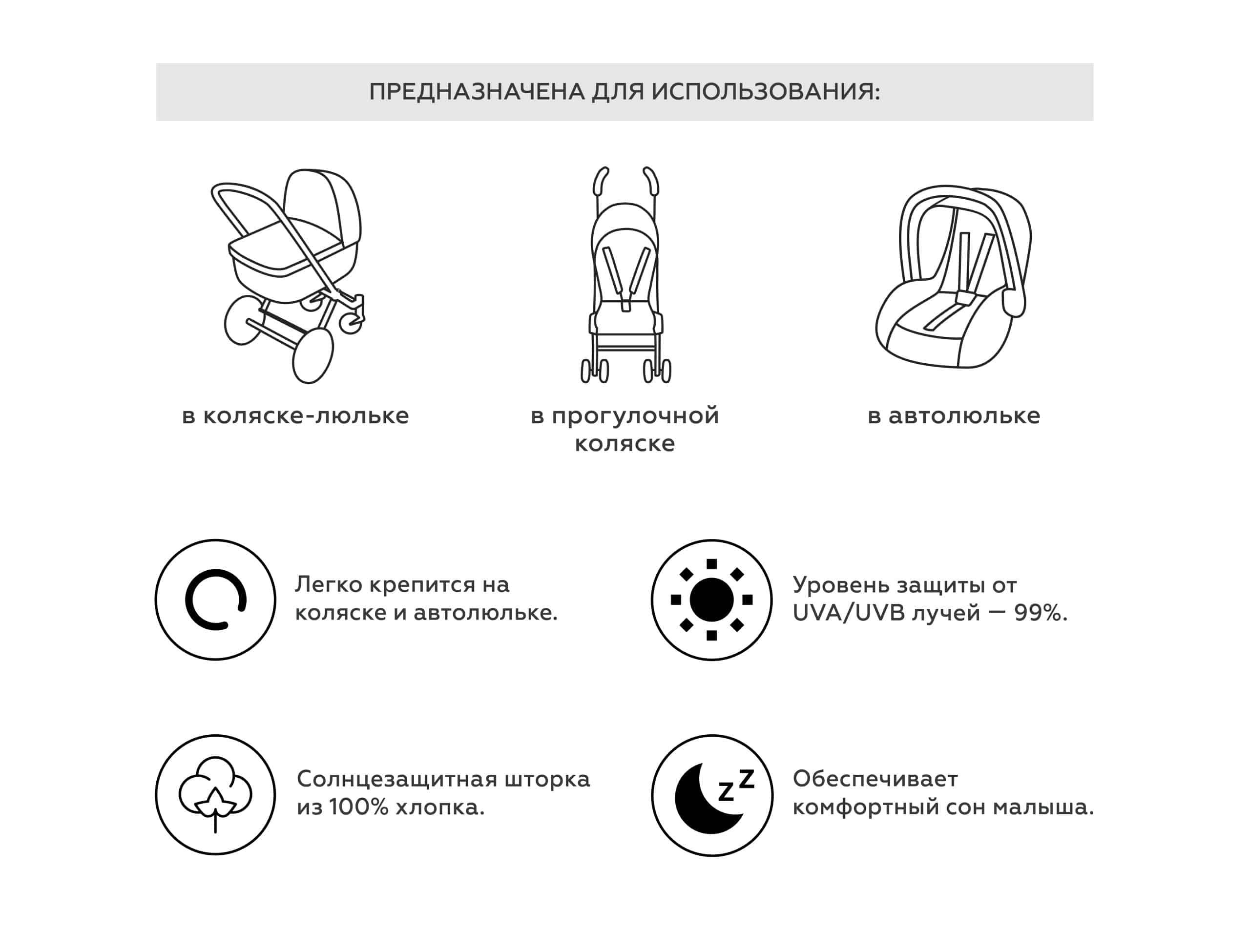 шторка коляска 1 Солнцезащитная шторка Leokid в коляску 4