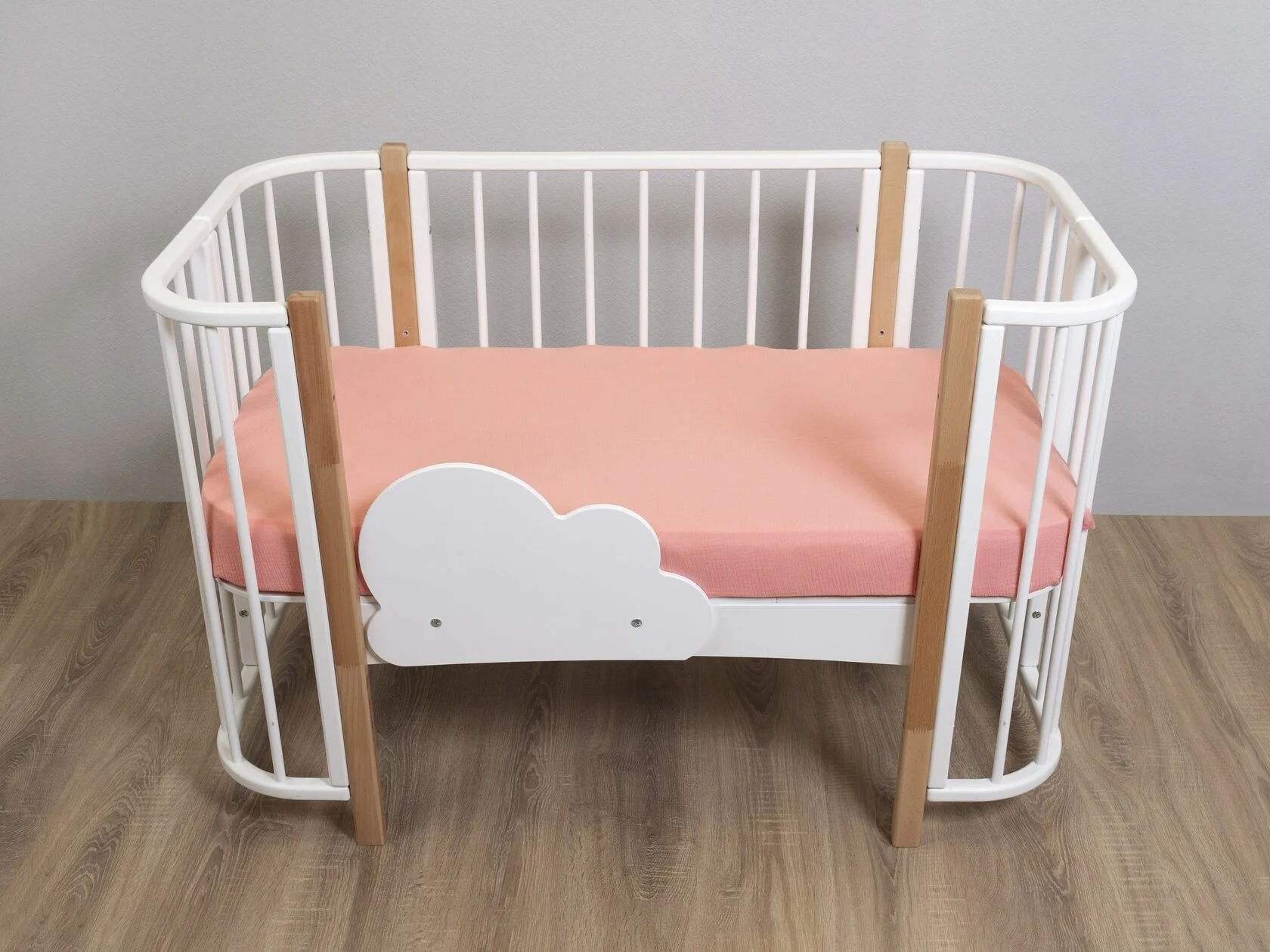 31555512 Кроватка КАРАМЕЛЬ с комплектом матрасов и маятником 4