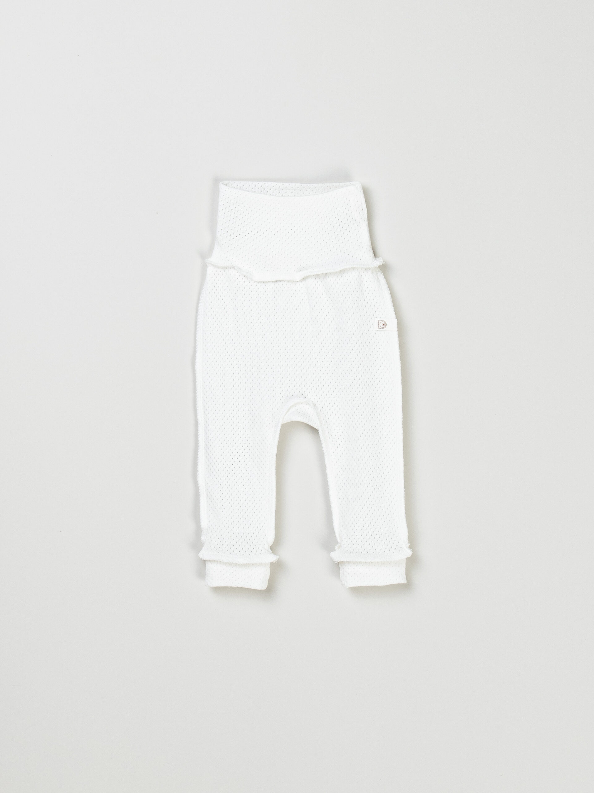 A00030 Ползунки BUNGLY "Молоко" из ажурного хлопка 0+ 1