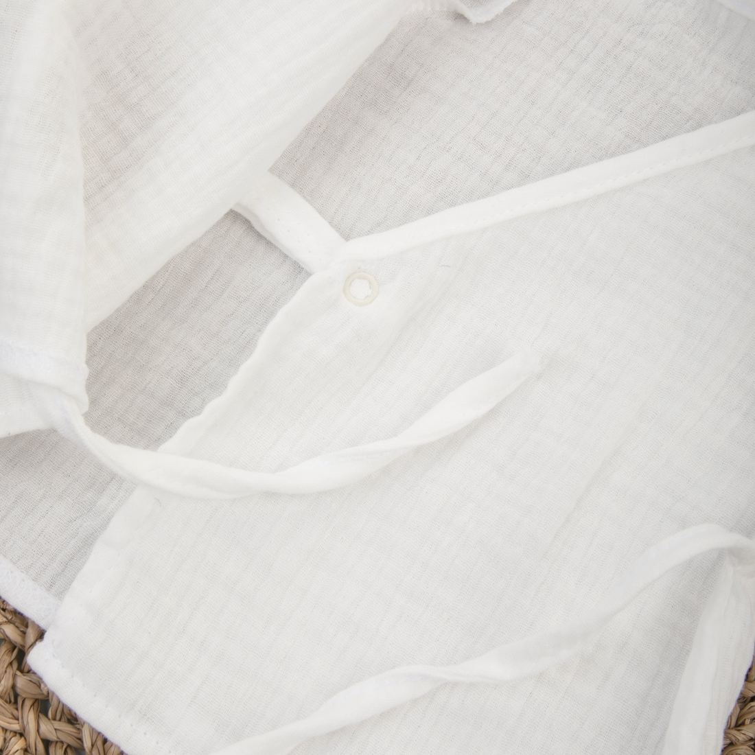 Пижама летняя для новорожденного Швейная Династия "Муслин",молоко,лето 5