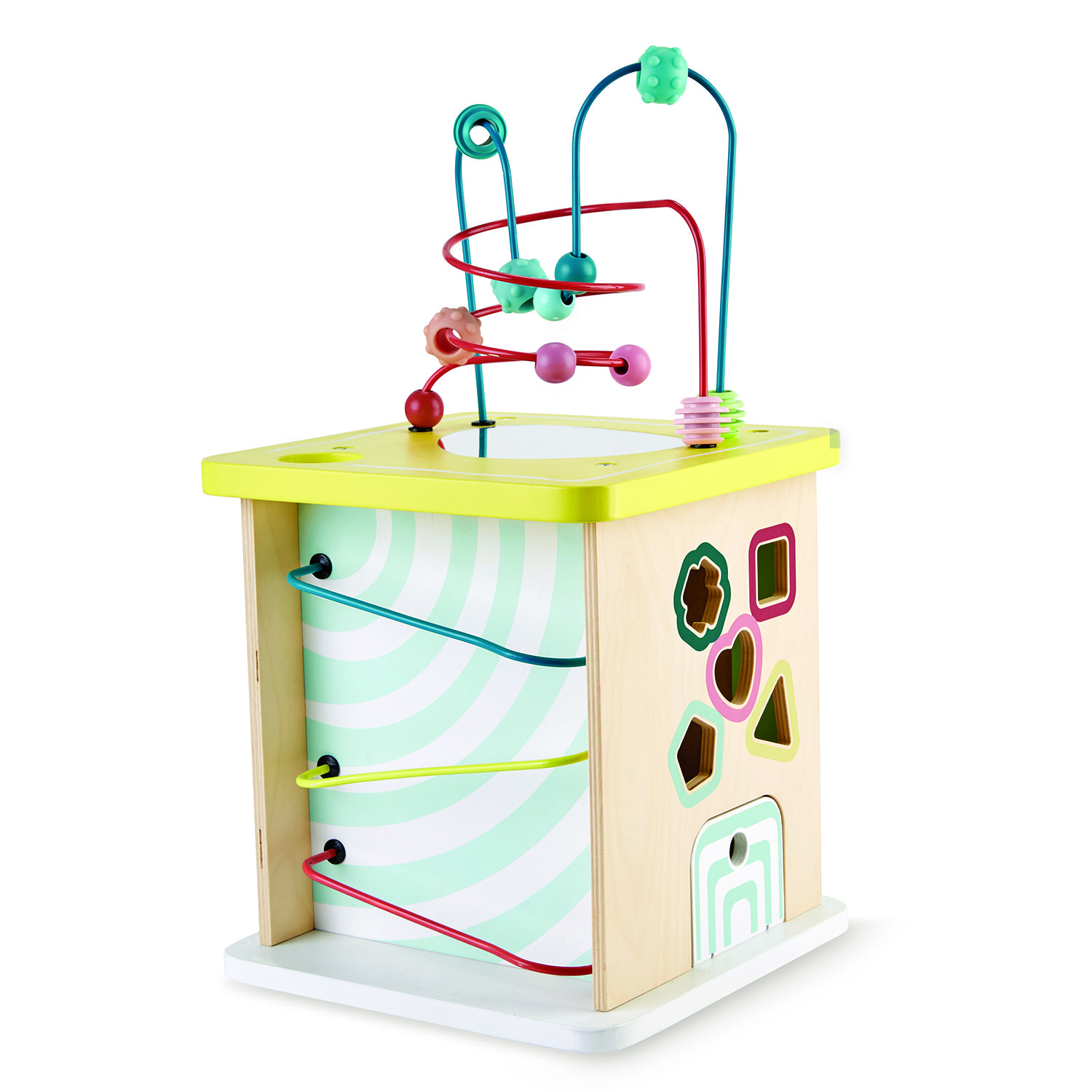 Развивающий куб Hape лабиринт, головоломки 2