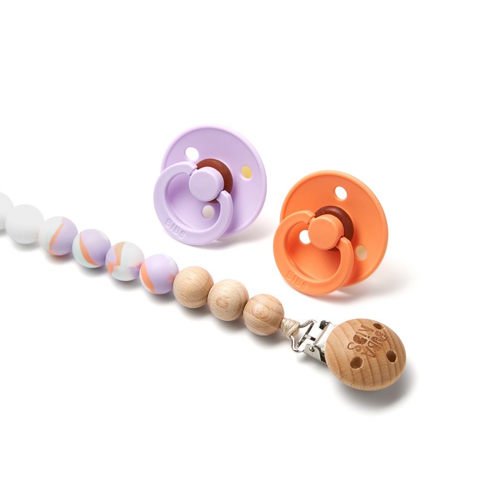 Держатель для пустышки BIBS силиконовый Candy 2