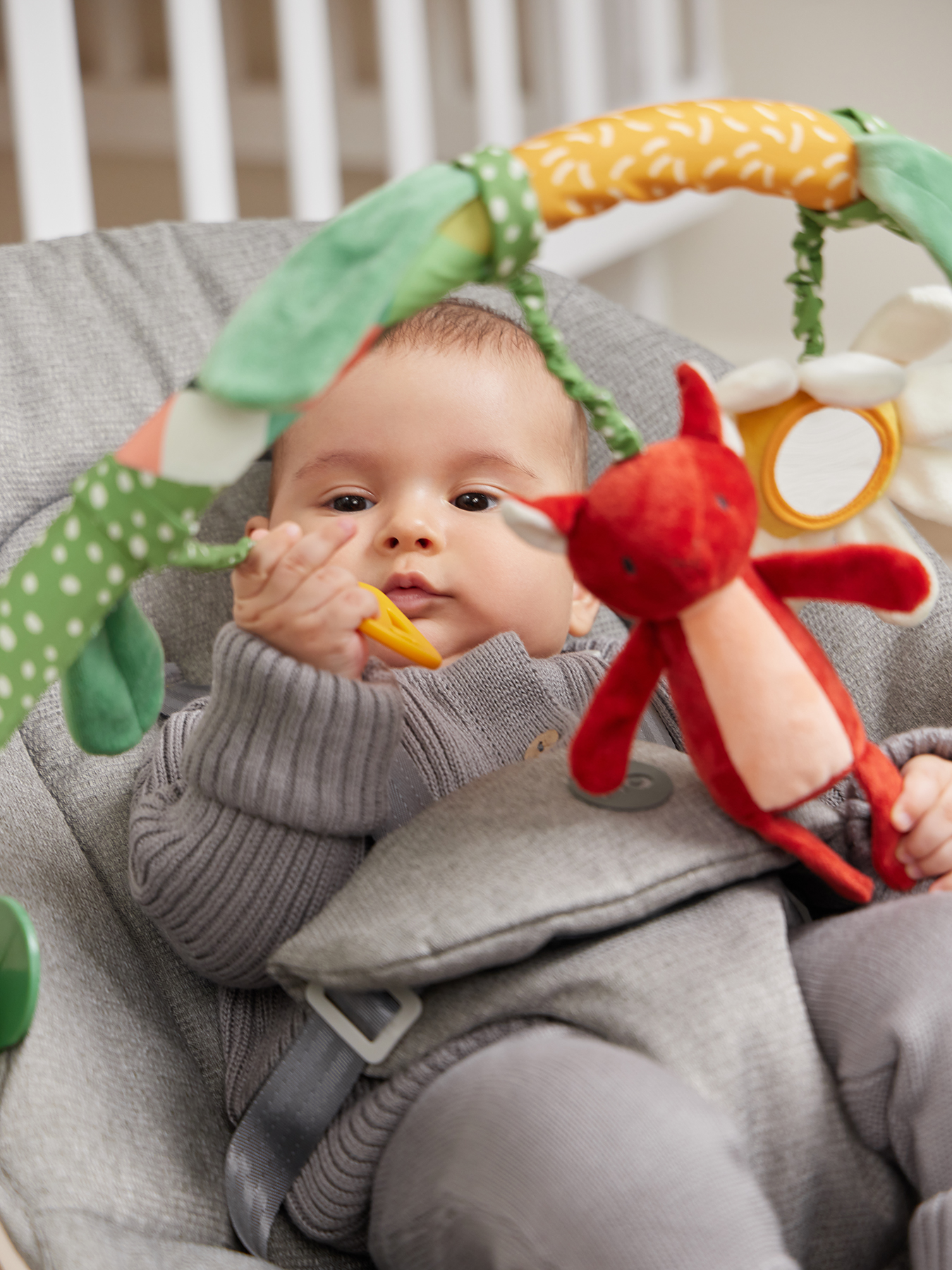 xhus64bejwk0y13pv3lnh0yy5g471kxx Детский шезлонг Happy baby HAMMY 10