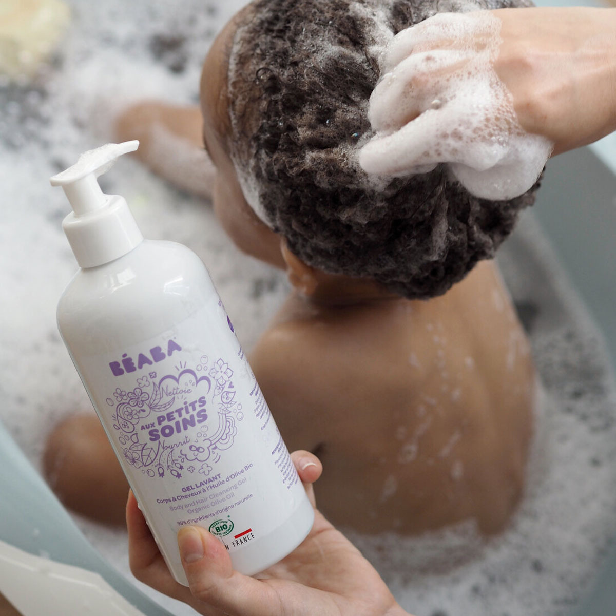 артикулы_Beaba909002_copy_2 Органический очищающий гель для тела и волос Beaba,500 мл. 2