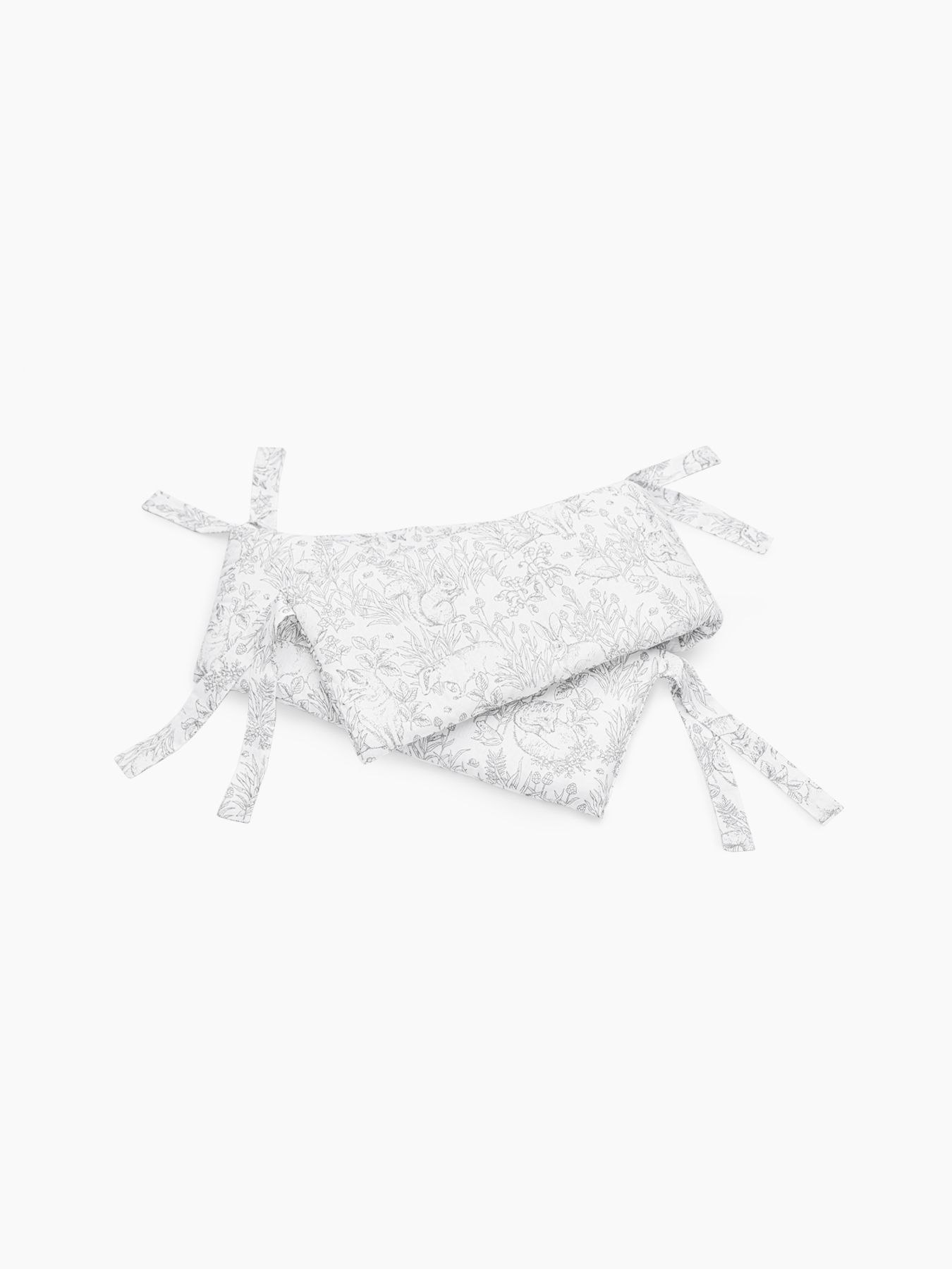 87551_belyy_1_1_ Бортик в кроватку Happy Baby 1