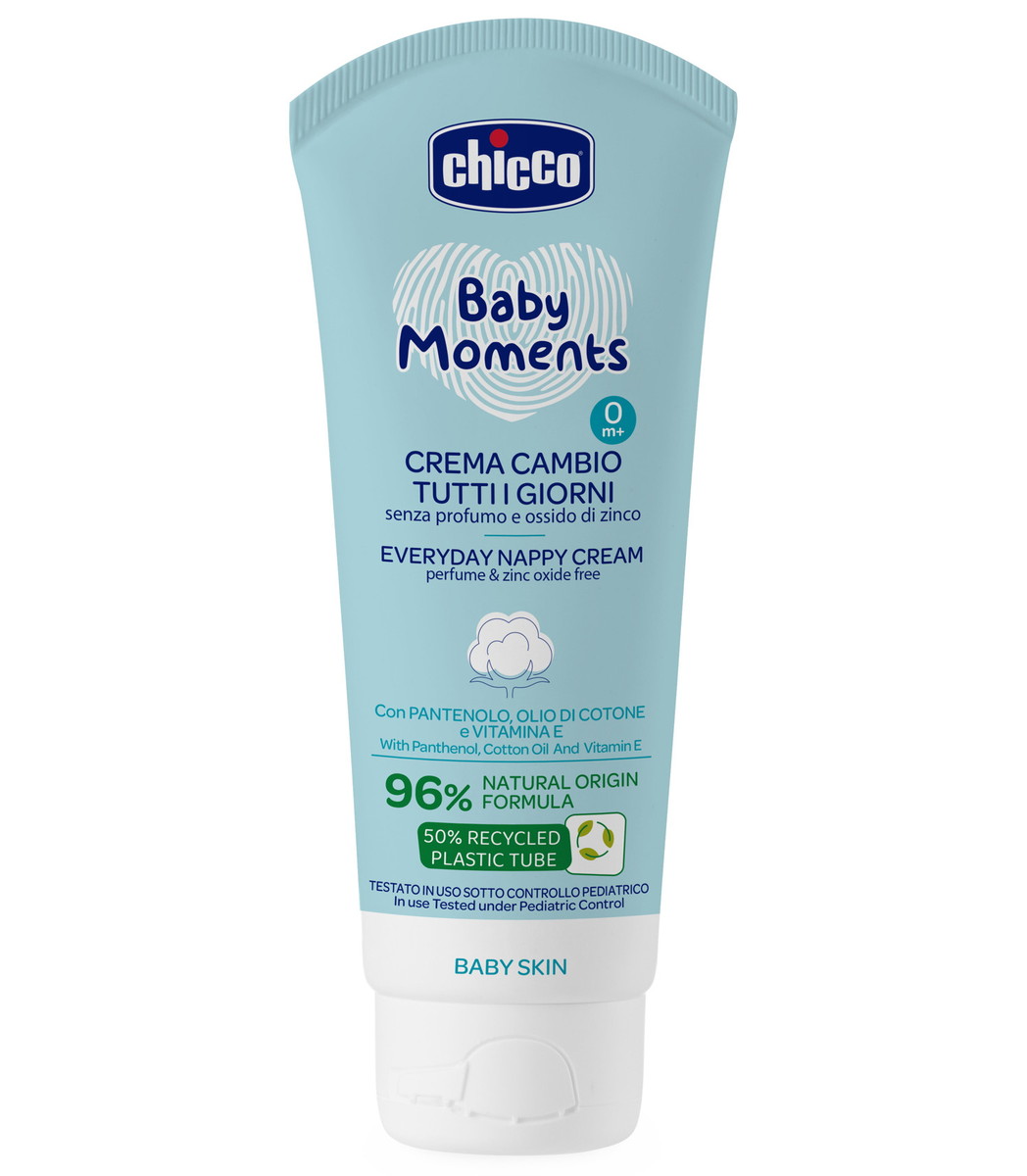 Крем ежедневный под подгузник Chicco Baby Moments 100мл 1