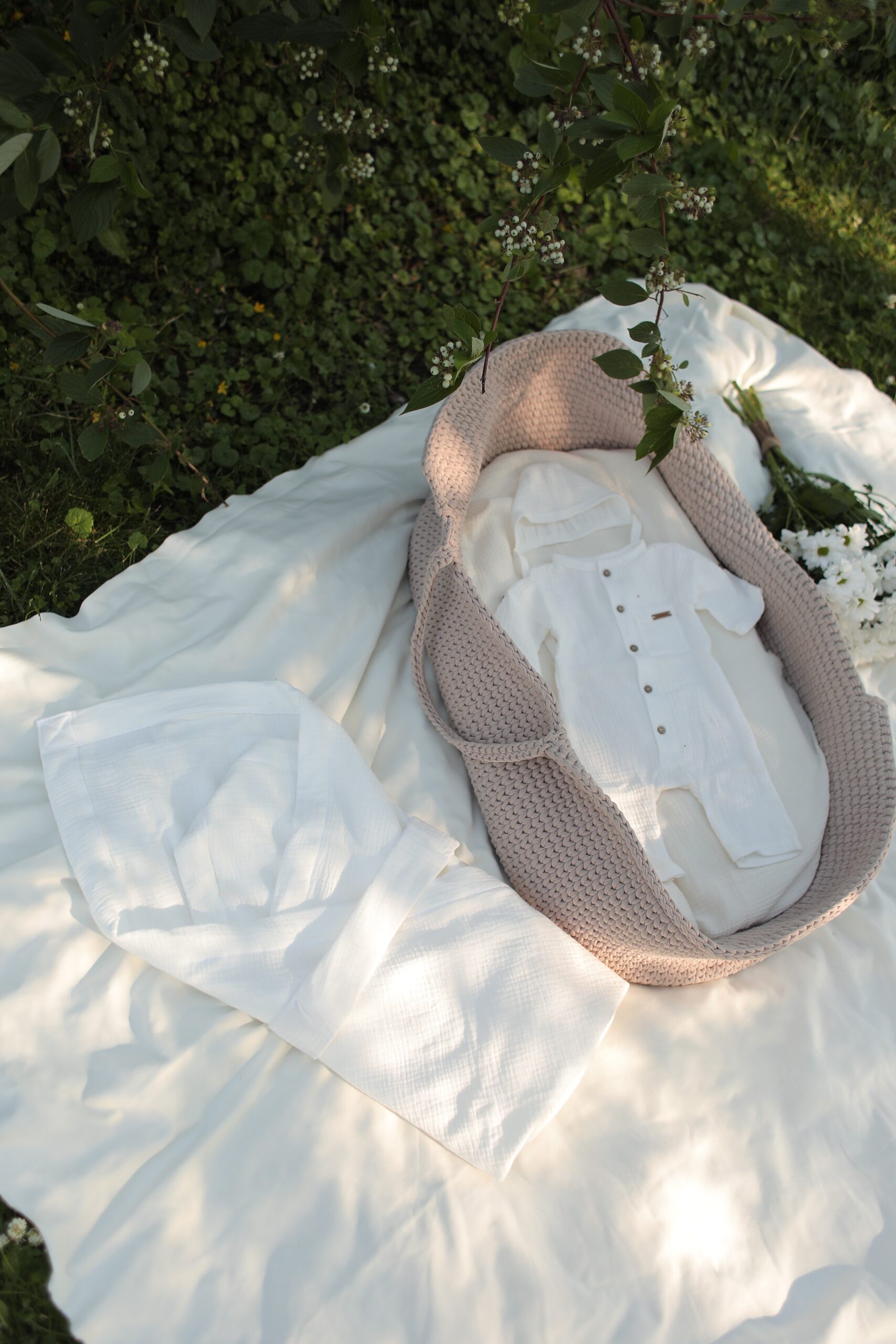 833A1224 Комплект на выписку Babyedel 4 предмета для мальчика, муслин 1