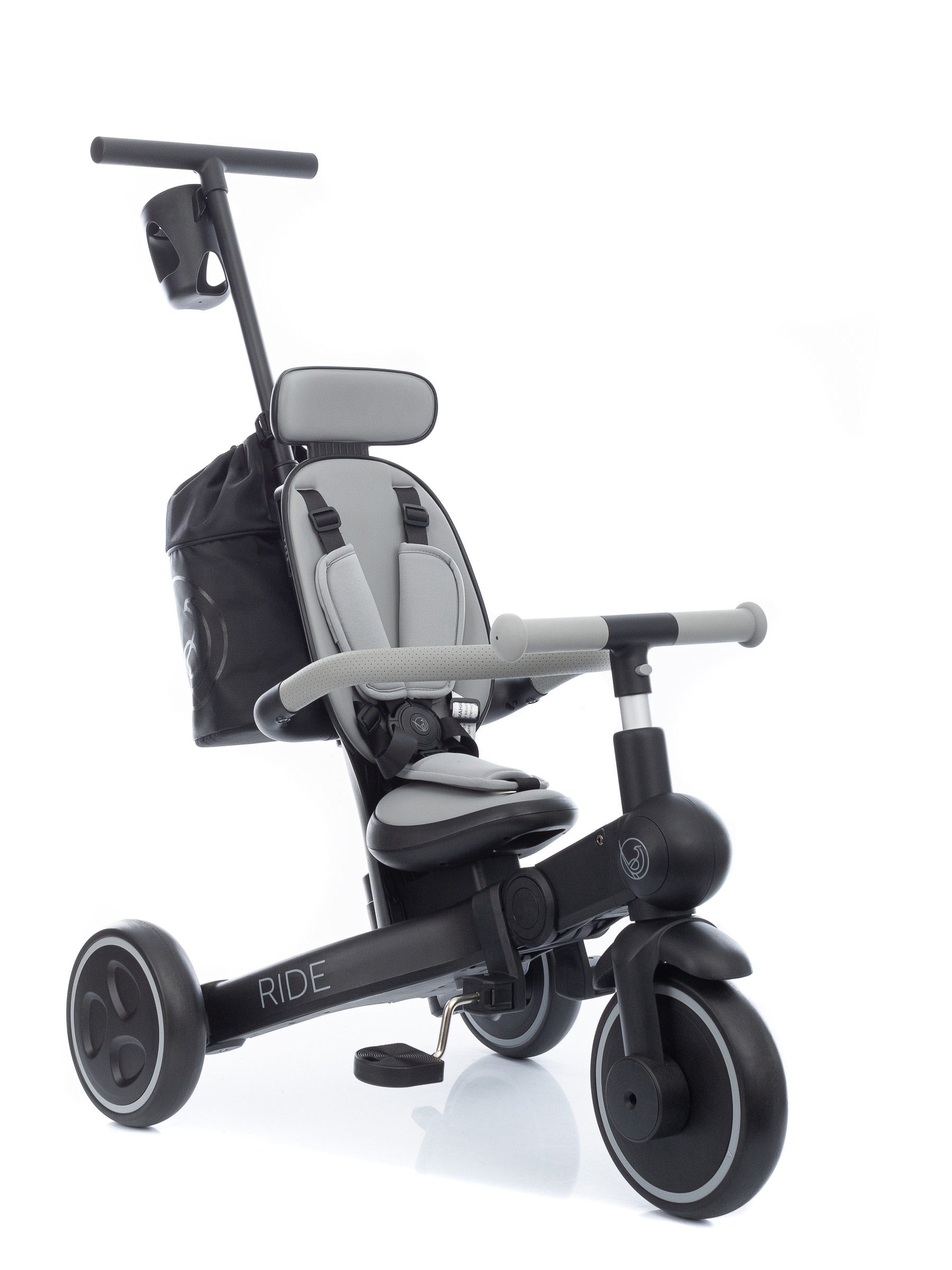 Ride-Black_8562 Велосипед трехколесный складной KIDZI RIDE 1