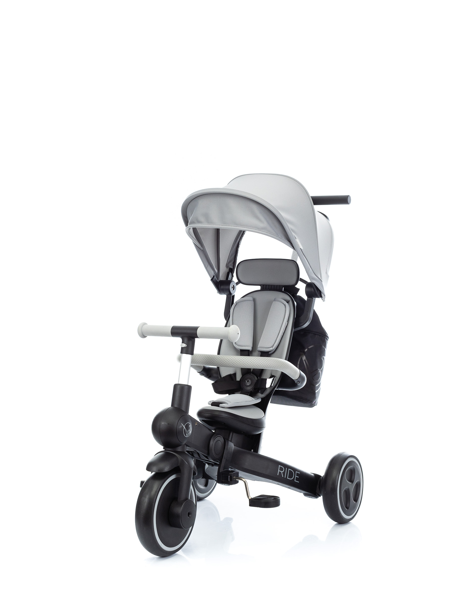 Ride-Grey_000_000 (1) Велосипед трехколесный складной KIDZI RIDE 34