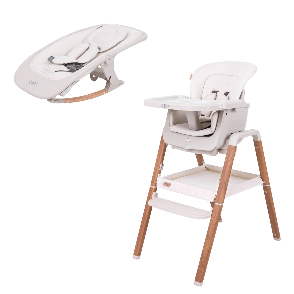 16501_0m9 Стул для кормления Tutti Bambini растущий High Chair Nova 1