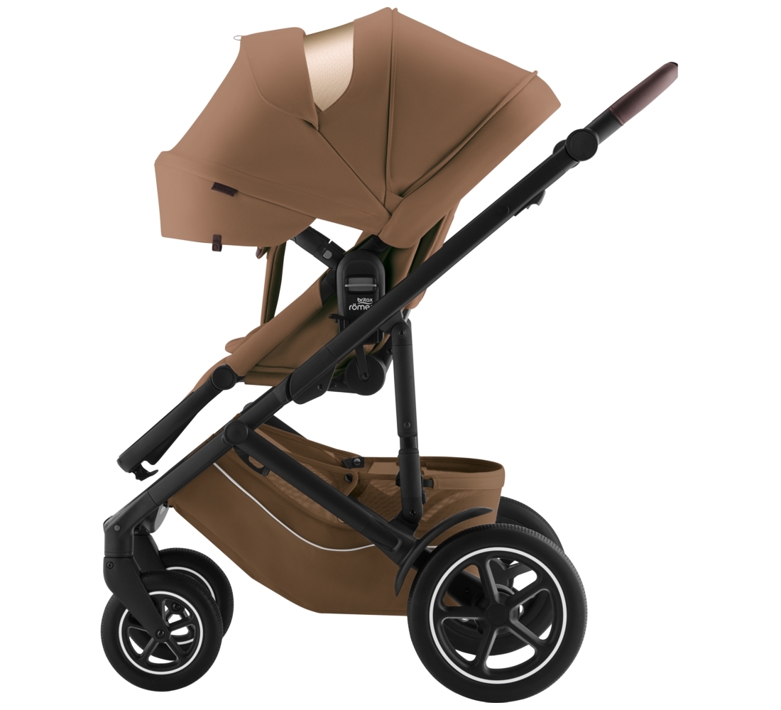 Комплект 3в1 Britax Roemer коляска SMILE 5Z LUX|Warm Caramel + автокресло BABY-SAFE PRO Space Black 8