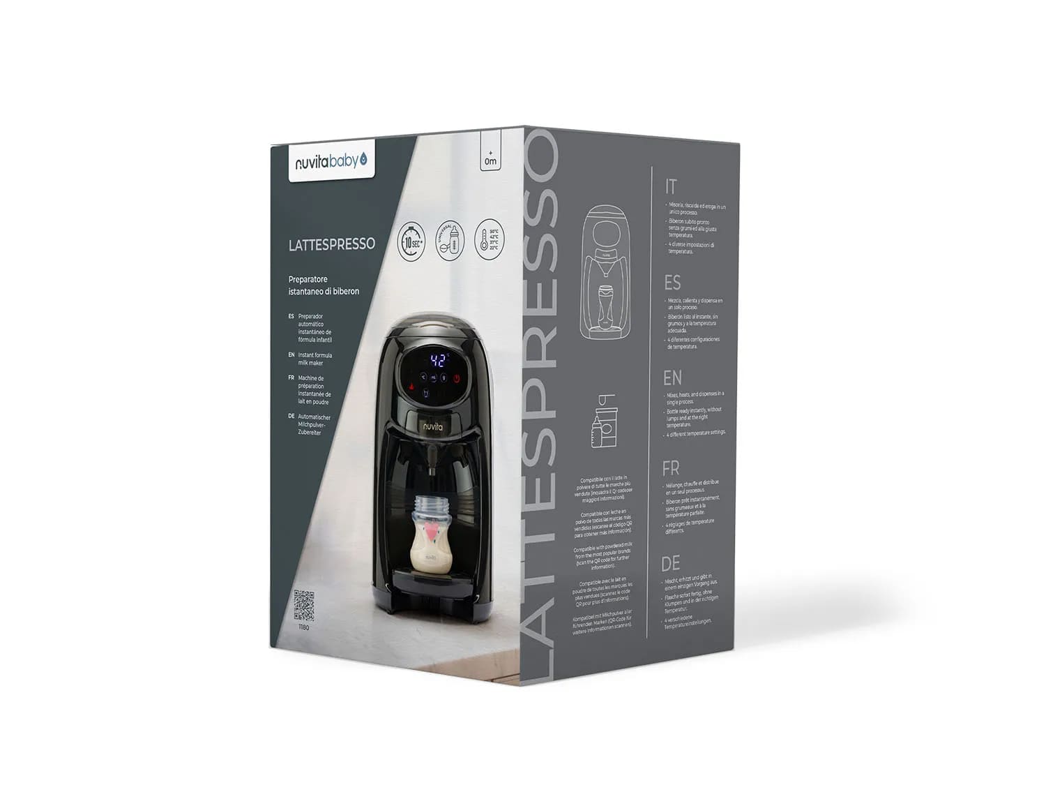 Машина Nuvita для приготовления молочной смеси 1180 Lattespresso 10 машина nuvita для приготовления молочной смеси