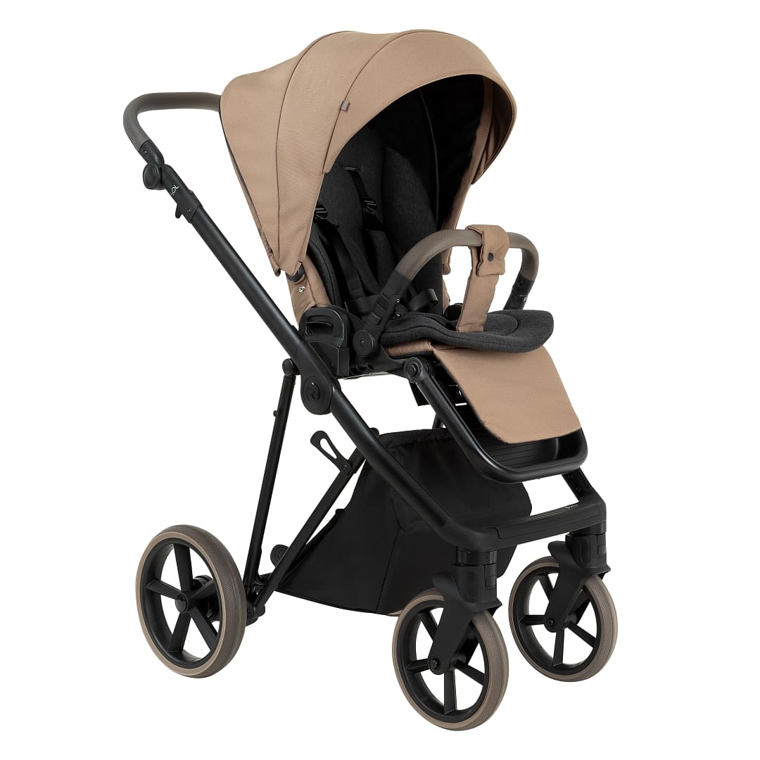 Коляска 2 в 1 ROAN SOL VINTAGE Luxury на черной раме 10 коляска 2 в 1