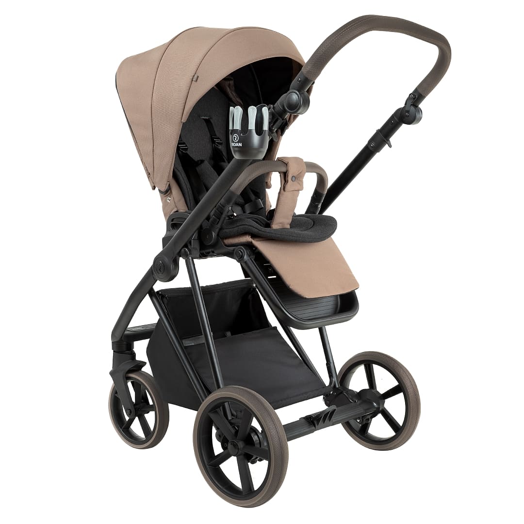Коляска 2 в 1 ROAN SOL VINTAGE Luxury на черной раме 11 коляска 2 в 1