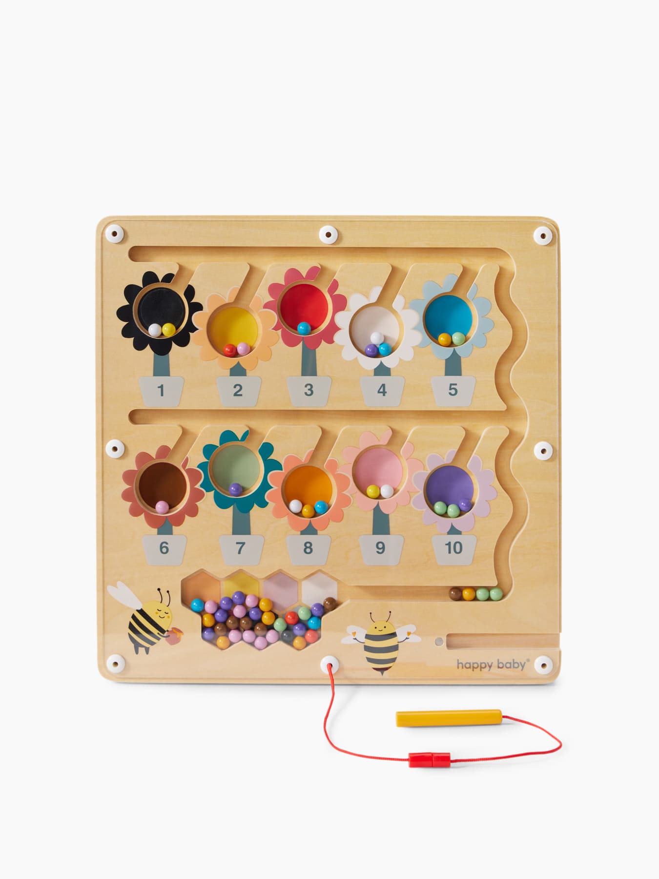 Игрушка развивающая Happy baby магнитный лабиринт BEE BOARD 1 магнитная игрушка