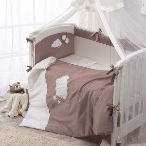 Комплект постельного белья Perina "БАМБИНО" 6 предметов 9 постельное белье капучино