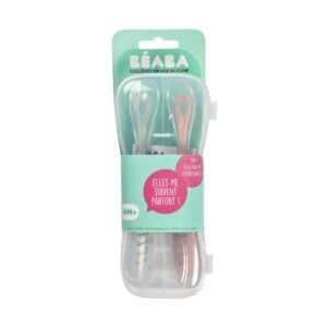 Набор эргономических ложек Beaba 2 ERGO 1ST AGE SPOONS+BOX PINK 8 Набор эргономических ложек Beaba 2 ERGO 1ST AGE SPOONS+BOX PINK