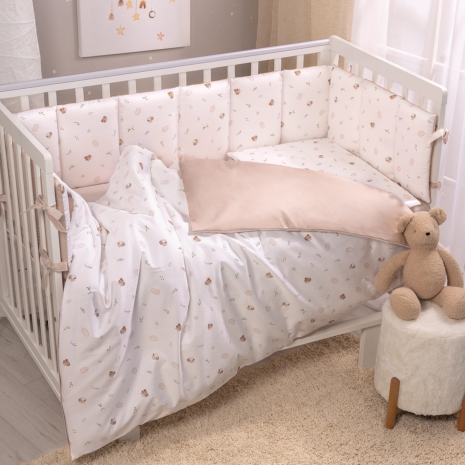 Комплект постельного белья Perina "Sleepy" 6 предметов 120х60 1 комплект постельного белья