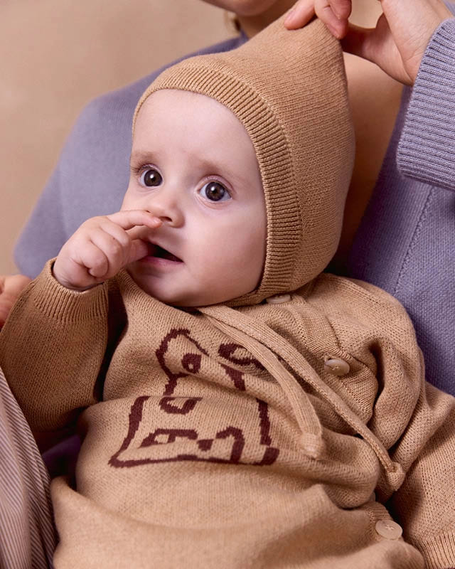 Шапка детская Loomknits Бежевый LW5292 4 Шапка детская Loomknits Бежевый LW5292