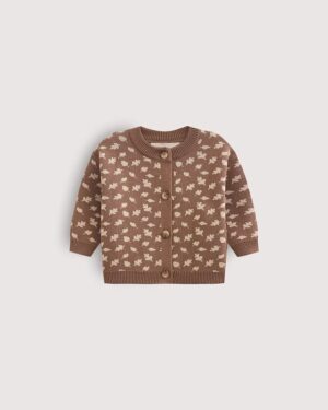 кардиган листочки