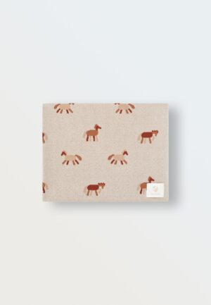 плед лошадки